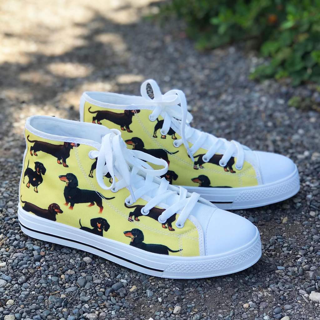 dachshund canvas shoes