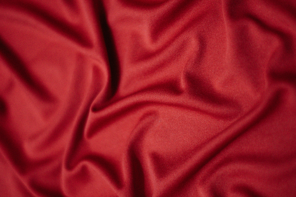 Red Bamboo Fabric