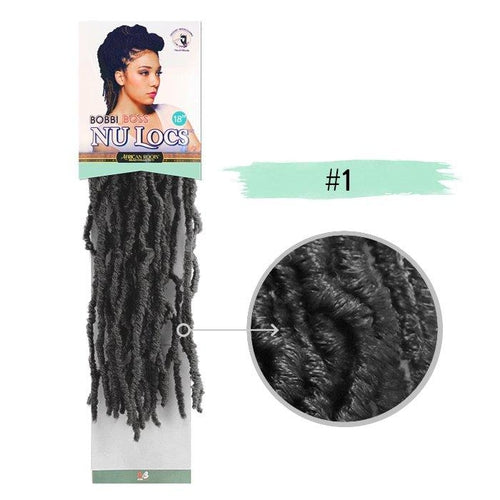 Nu Locs 18" African Roots Synthetic Crochet Braid Hair By ...