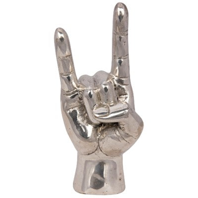 Rock and Roll (or Devil Horns) Hand Sign Sculpture