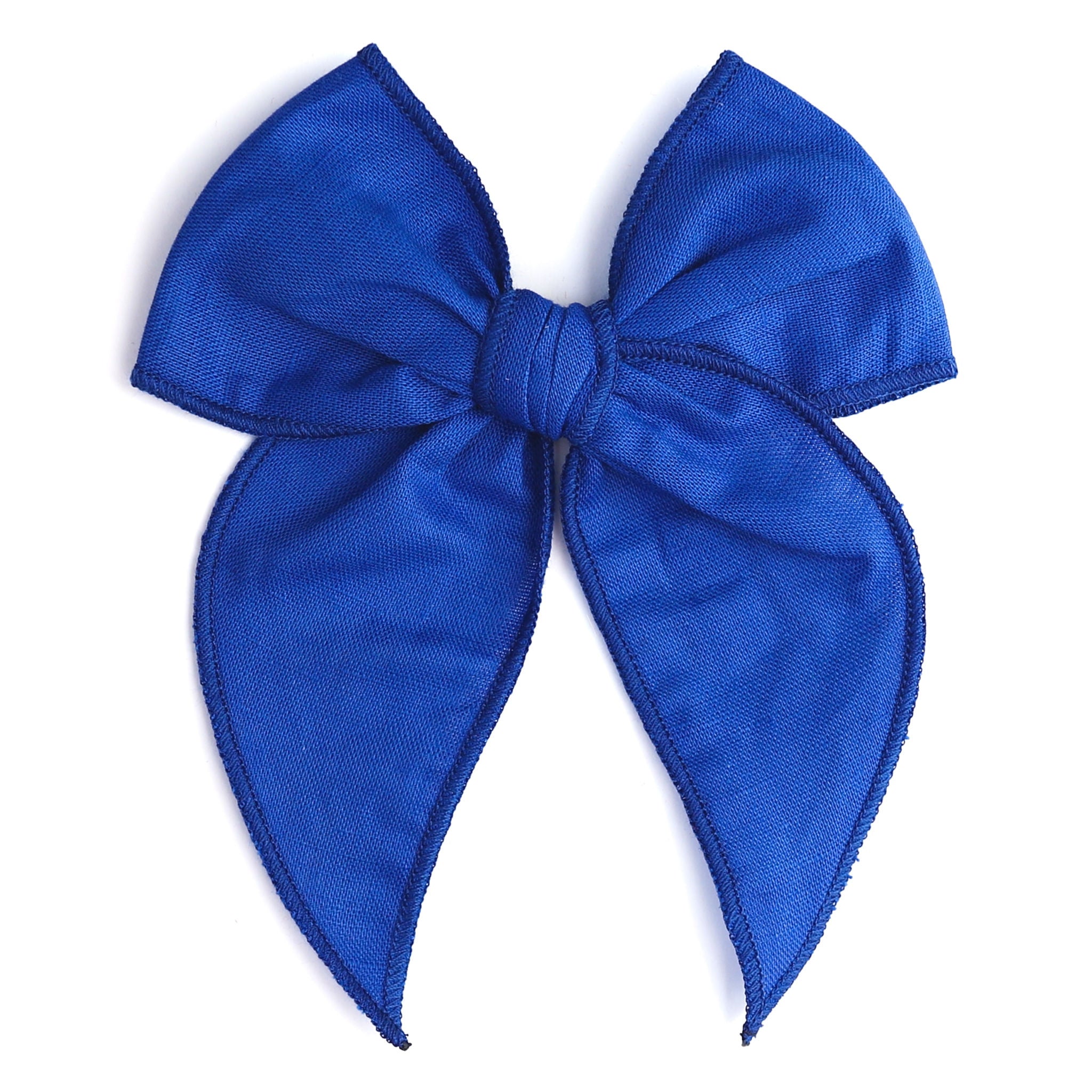 Party Girl Bow - True Blue Linen