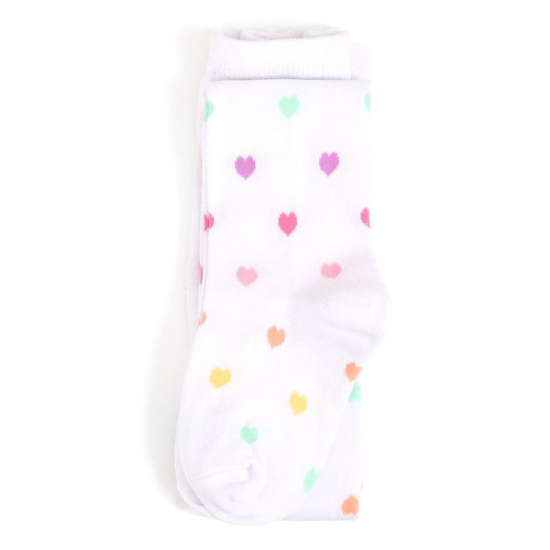 Pink and Red Heart Tights for babies, toddlers & girls. – Little