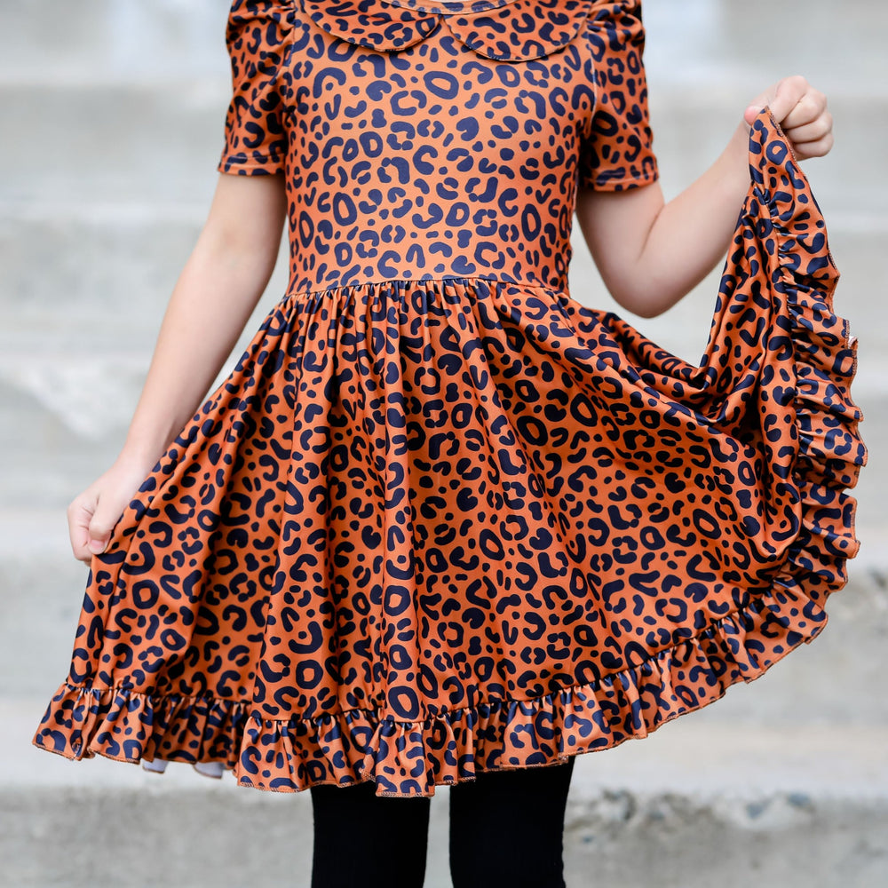 Rainbow Leopard Charm Dress – Little Stocking Company
