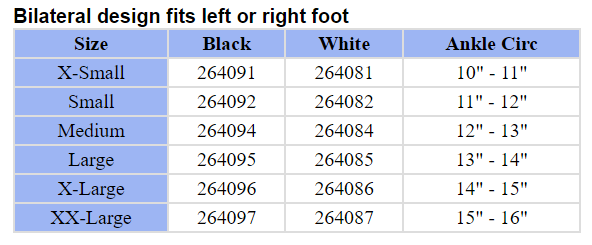 Aso Speed Lacer Size Chart