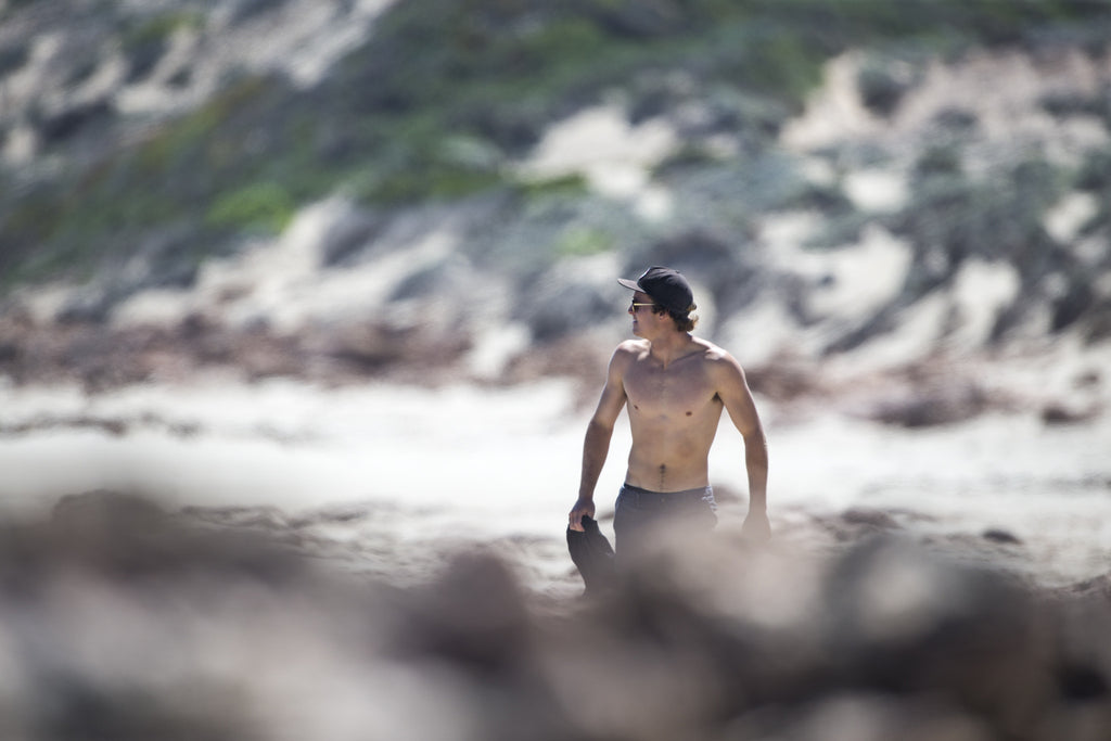 Stealth Bodyboards - George Humphreys Shirts Off on the El Gringo model board in South Australia Photo: Josh Tabone