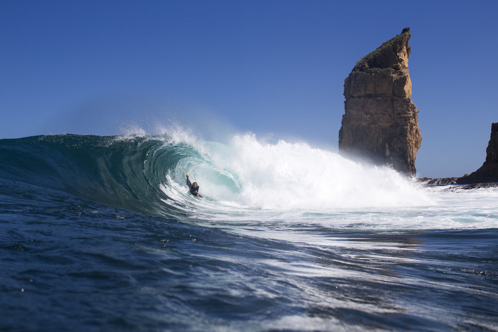 Stealth Bodyboards Nick Gornall Bearded Lady South Australia Josh Tabone Barrel