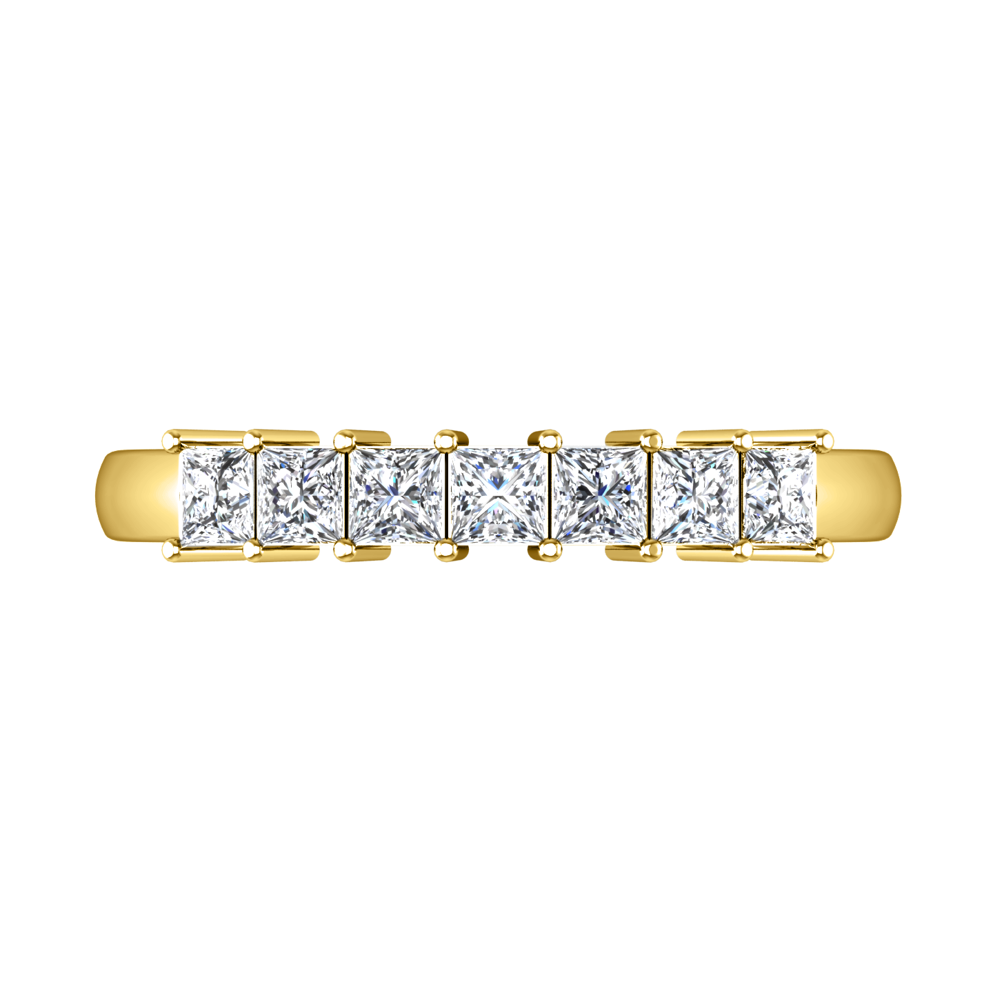 Diamond Wedding Band Janelle 0.49 Cts 14K Yellow Gold