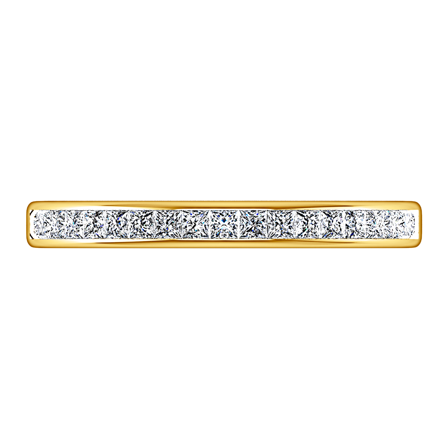 Diamond Wedding Band Amy 0.57 Cts 14K Yellow Gold