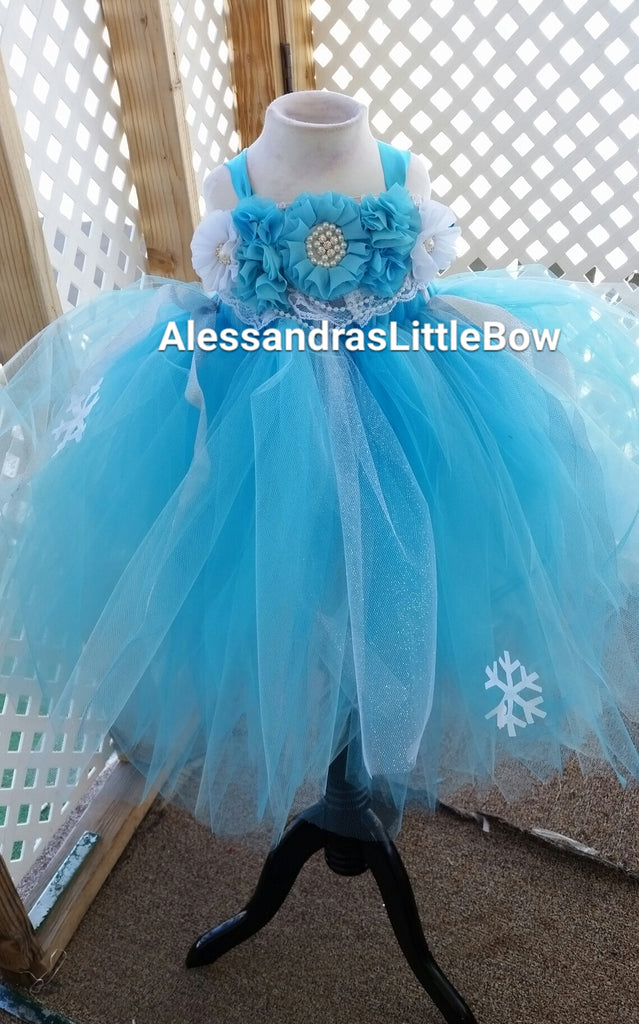 winter wonderland flower girl dresses