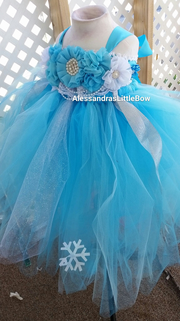 winter wonderland flower girl dresses