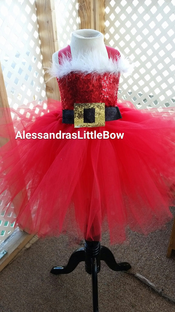 santa tutu dress