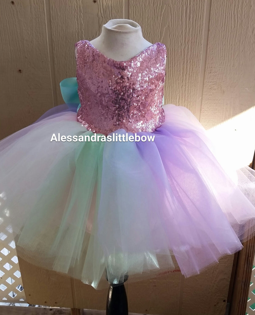 unicorn color tutu