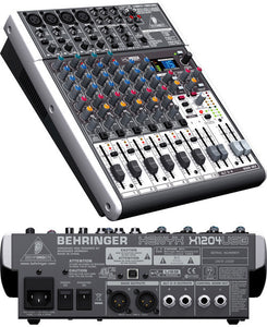 behringer xenyx x1204usb 12 input mixer