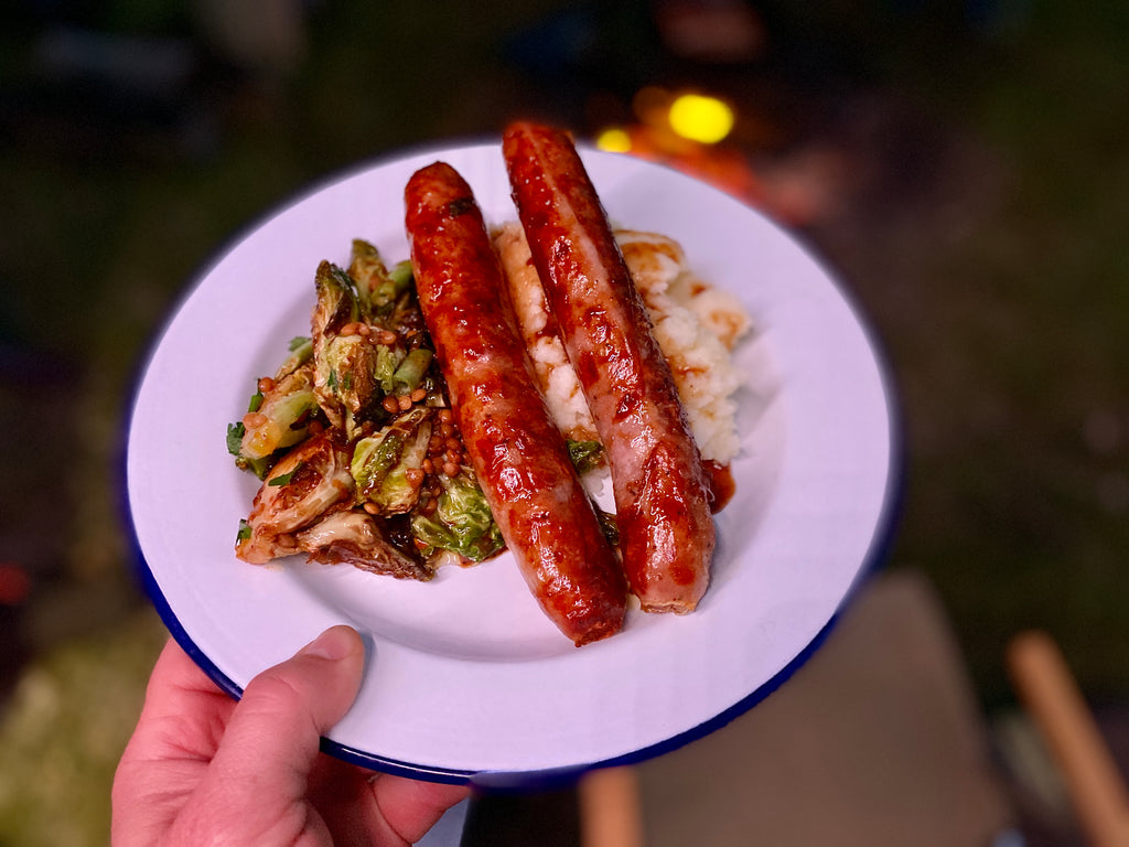 Campers Pantry campfire recipe deep fried Brussel sprouts