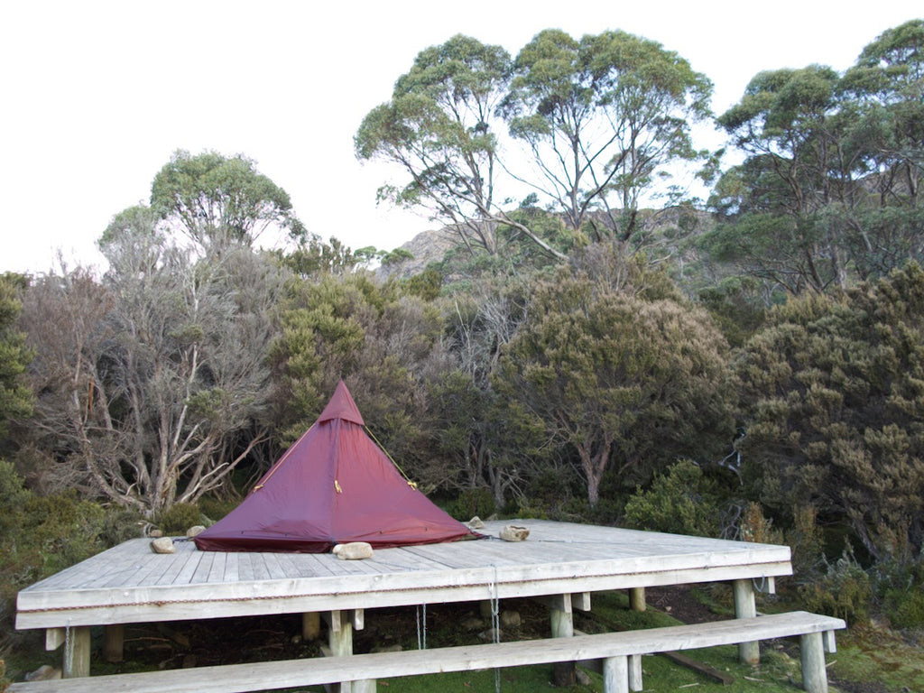 Tentipi Olivin Combi 2P is a lightweight tipi for hiking and lightweight camping adventures for two people or a young family of three.