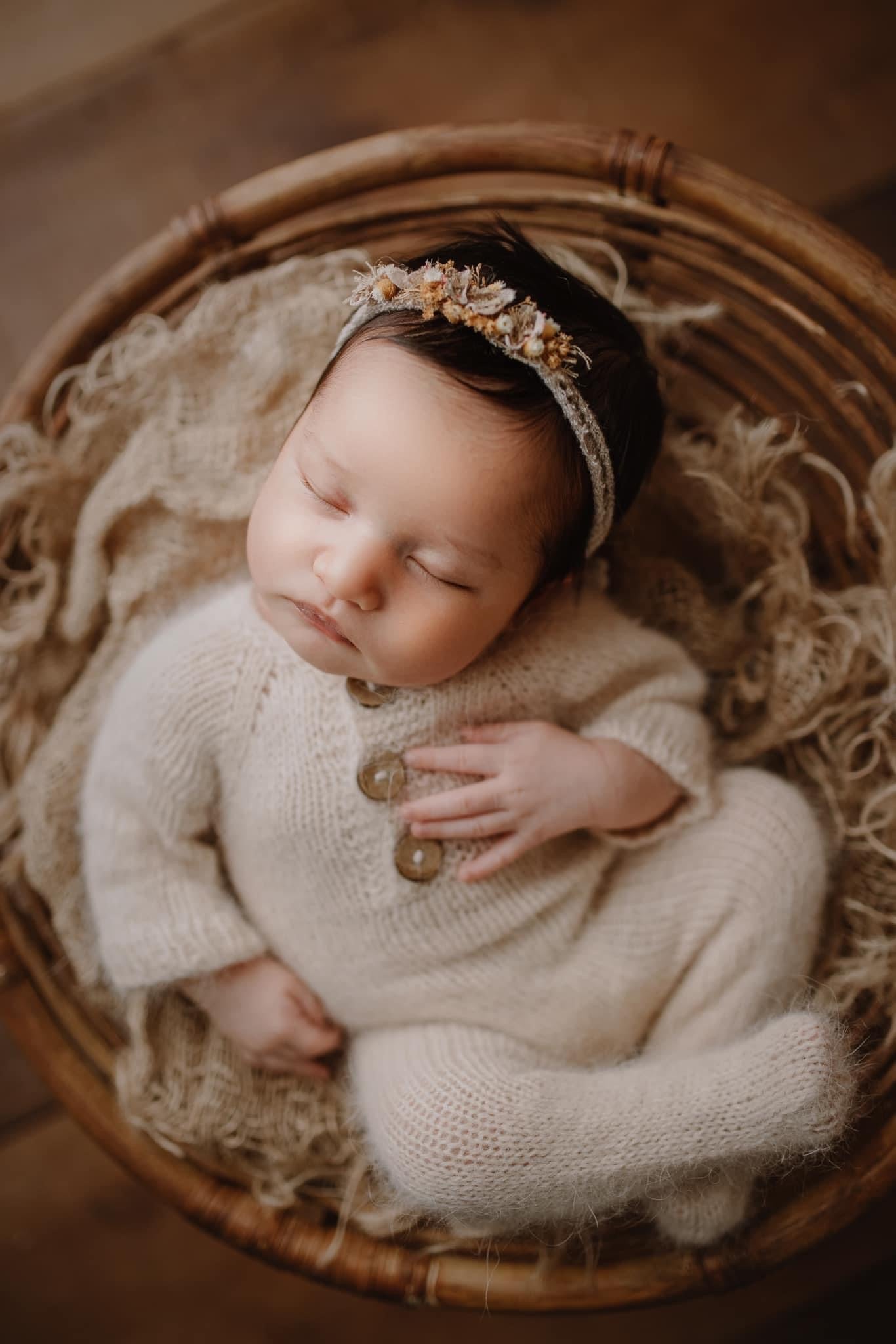 papasan chair newborn photography