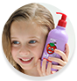 WOW Skin Science Kids Strawberry 3 in 1 Tip to Toe Wash - Shampoo + Conditioner + Bodywash for Cleaner Hair