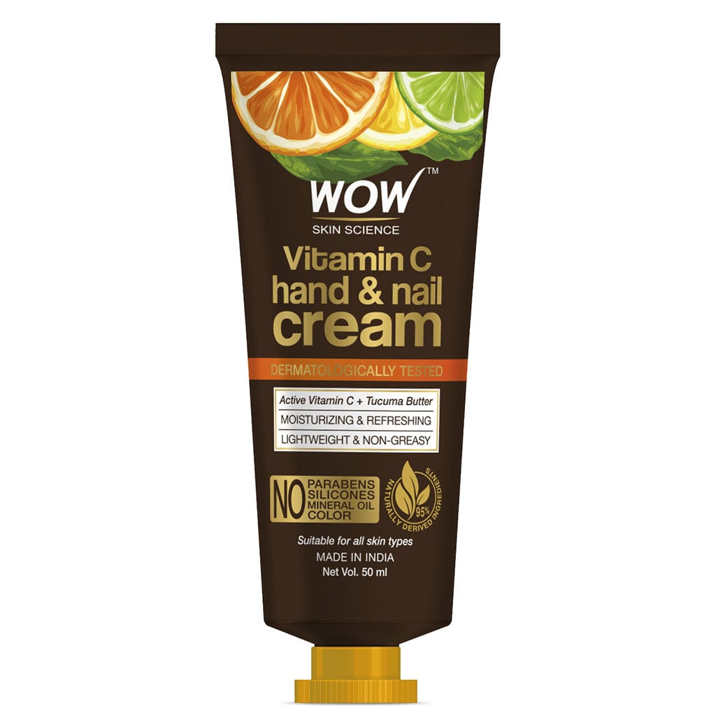 Vitamin C Hand & Nail Cream For All Skin Types,50ml | WOW Skin Science