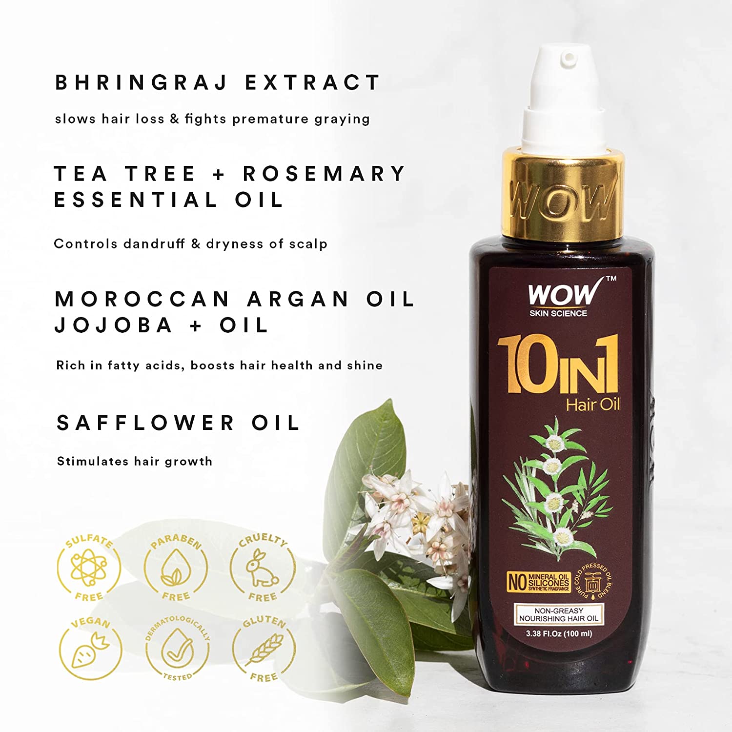 Buy WOW Skin Science Onion Black Seed Hair Oil 200ml Online at Best Price  in India  Trell