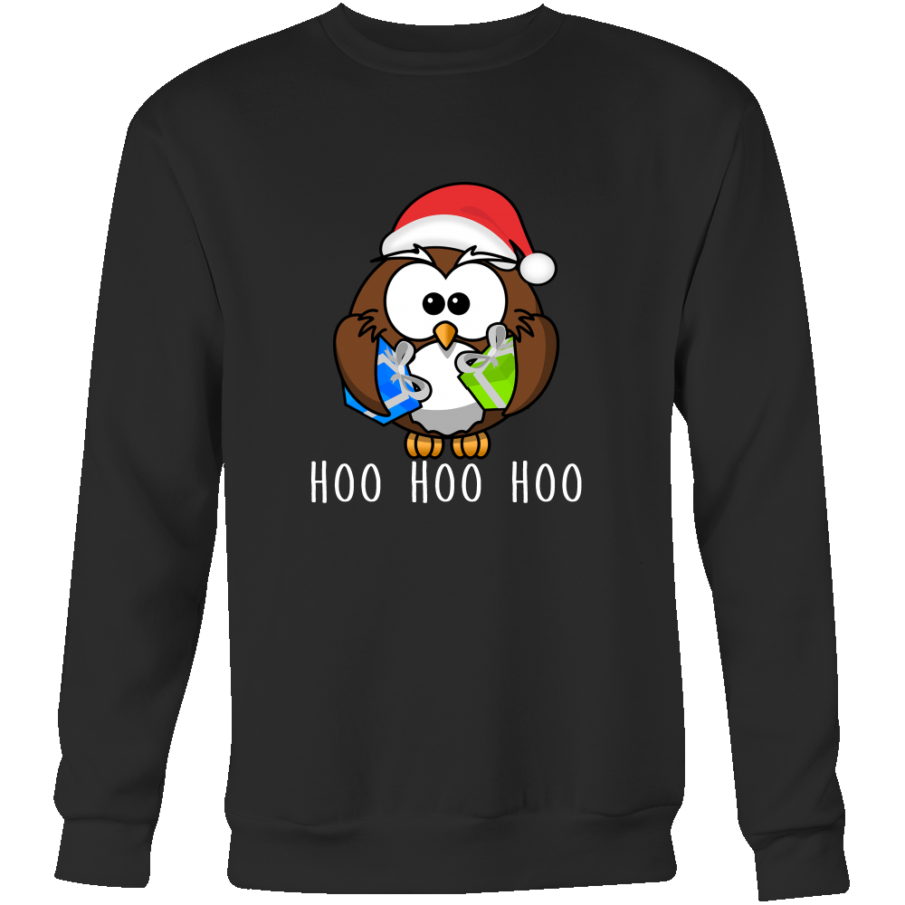 Owl Christmas Sweater - Hoo Hoo Hoo