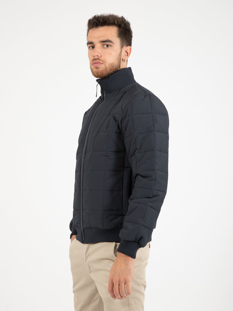 RAINS - Liner high neck jacket navy | STIMM