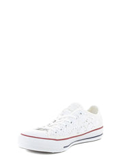 converse bianche in pizzo