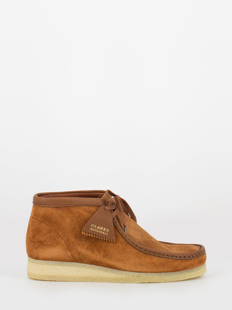 Clarks Wallabee Boot Tan Hairy Suede Stimm