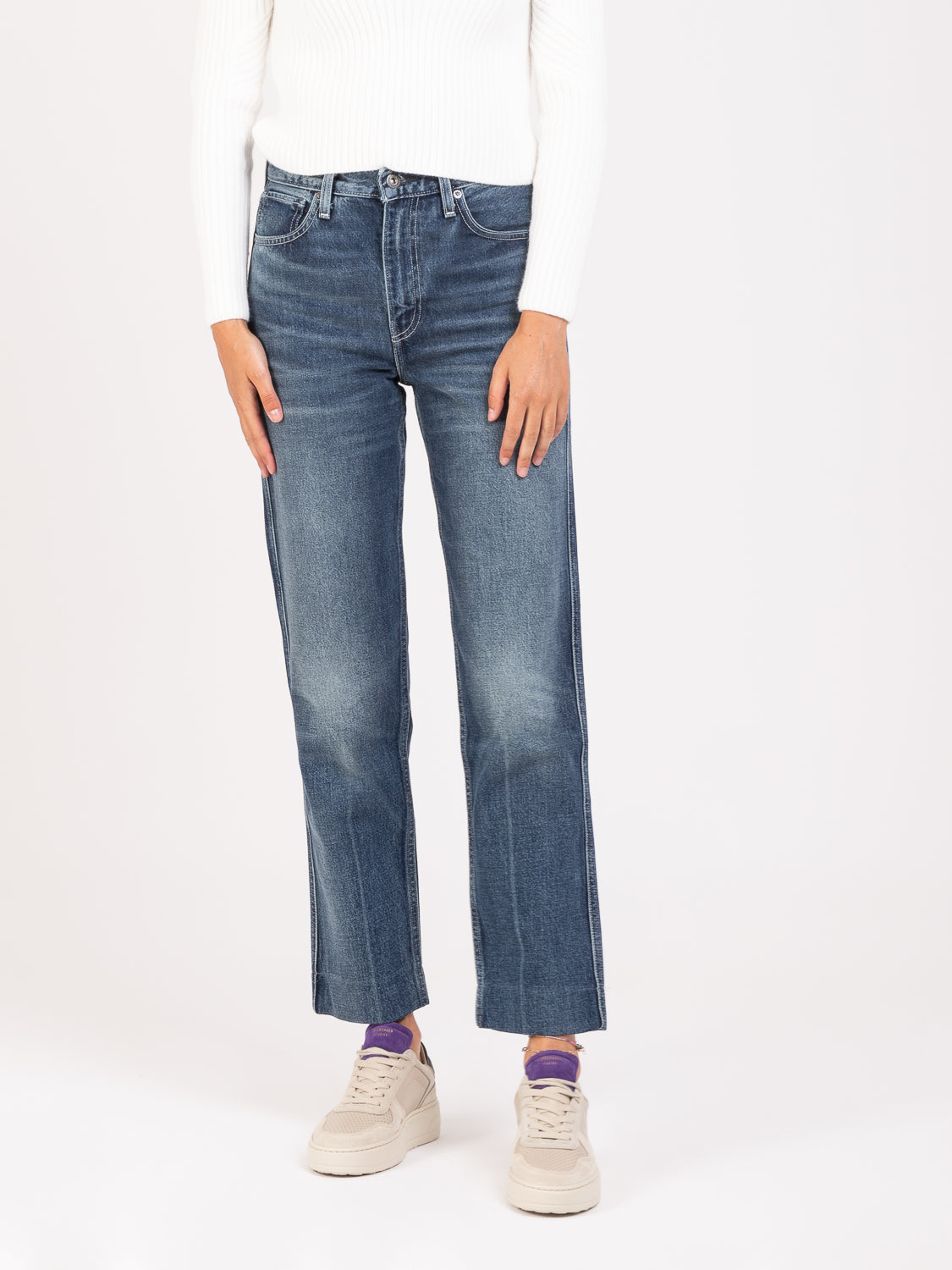 LEVI'S MADE AND CRAFTED - Jeans column taper denim medio scuro | STIMM