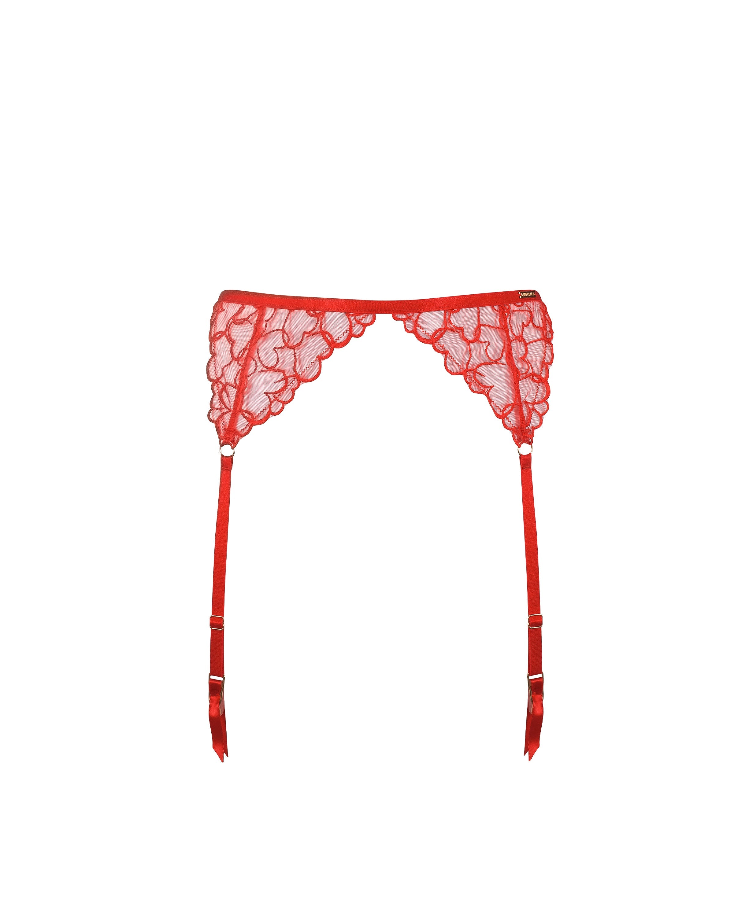 valentina garter belt red