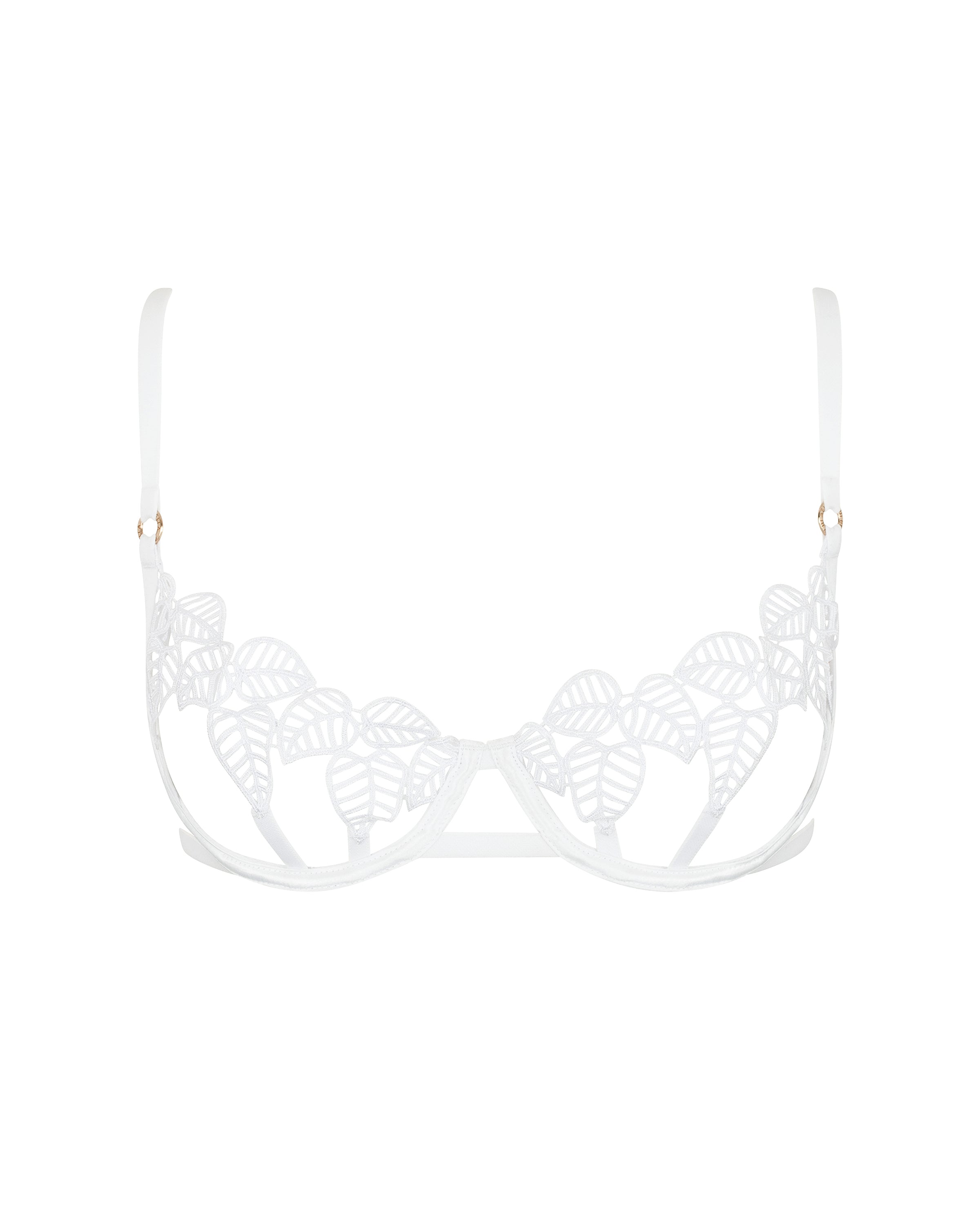 sapphira wired bra white