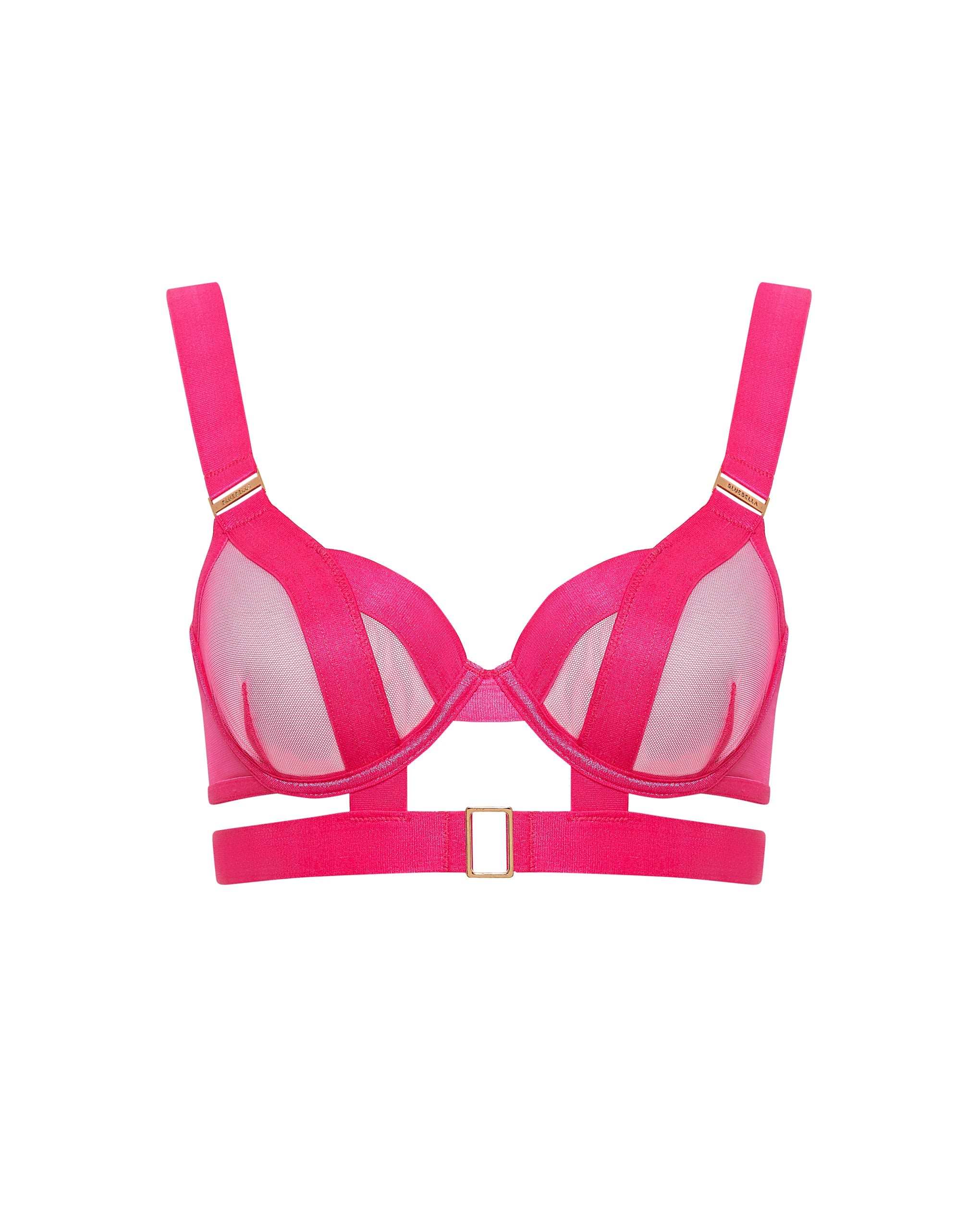 trinity bra fuchsia pink