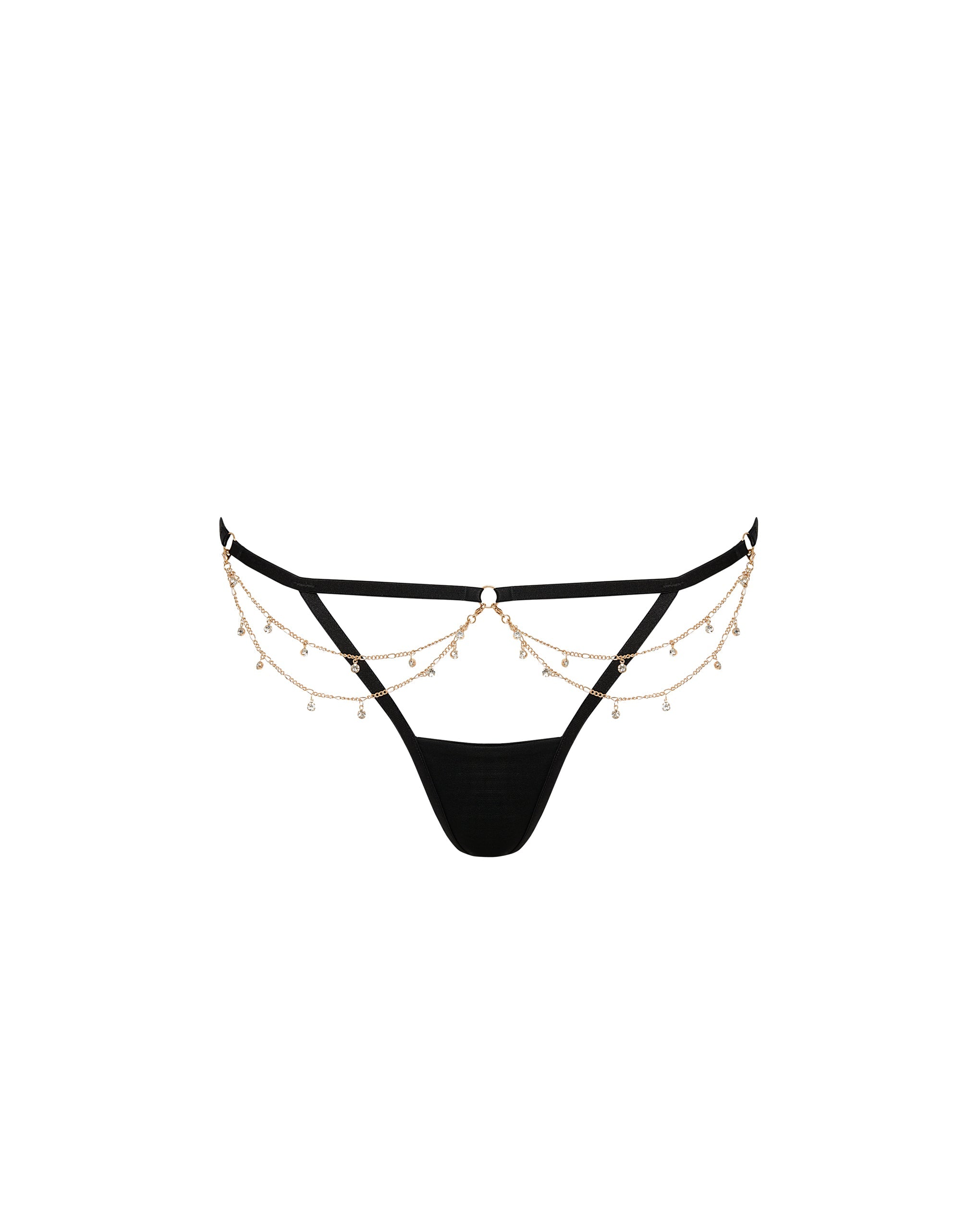 petra thong black/gold/silver