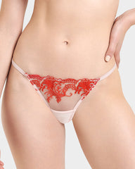 Marseille Panty Red/Pale PInk