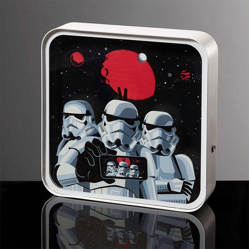 star wars official stormtrooper perspex lamp