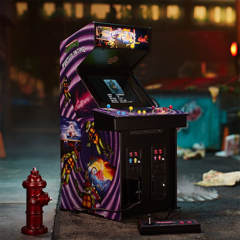 Gift for arcade lovers, the Official TMNT in Time Quarter Arcade at Just Geek only!