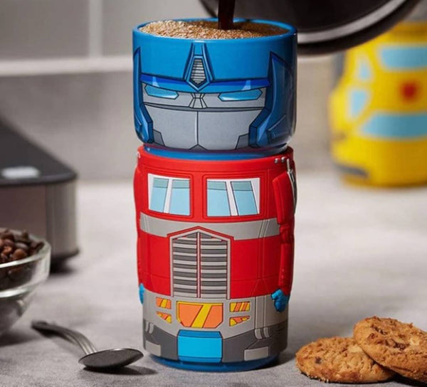 personalised gifts, a Transformers themed cup