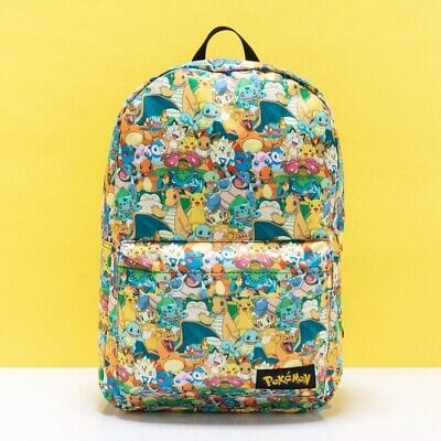 Photos - Backpack Difuzed Pokemon Official Pokémon Characters All Over Printed  