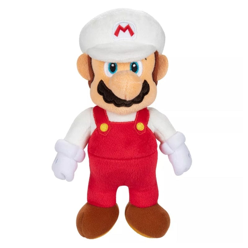 Official Super Mario Fire Mario 19cm / 7.5" Plush