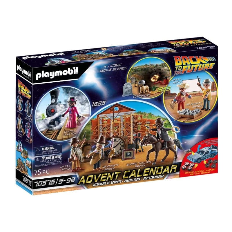 Official Playmobil Back to the Future Western Calendar