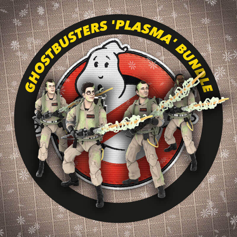 Ghostbusters Plasma Series Glow-in-the-Dark Figure Bundle