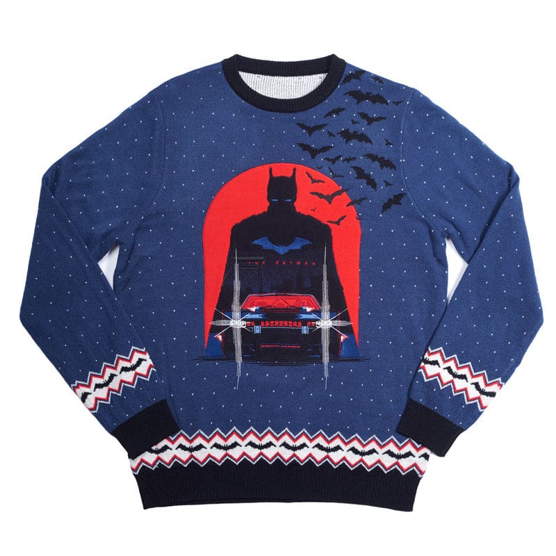 Official The Batman Winter Christmas Jumper / Ugly Sweater