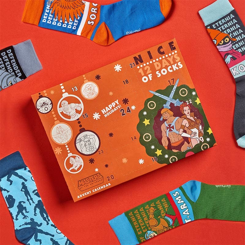 He-Man and the Masters Of The Universe 'Nice' 12 Days Of Socks Advent Calendar
