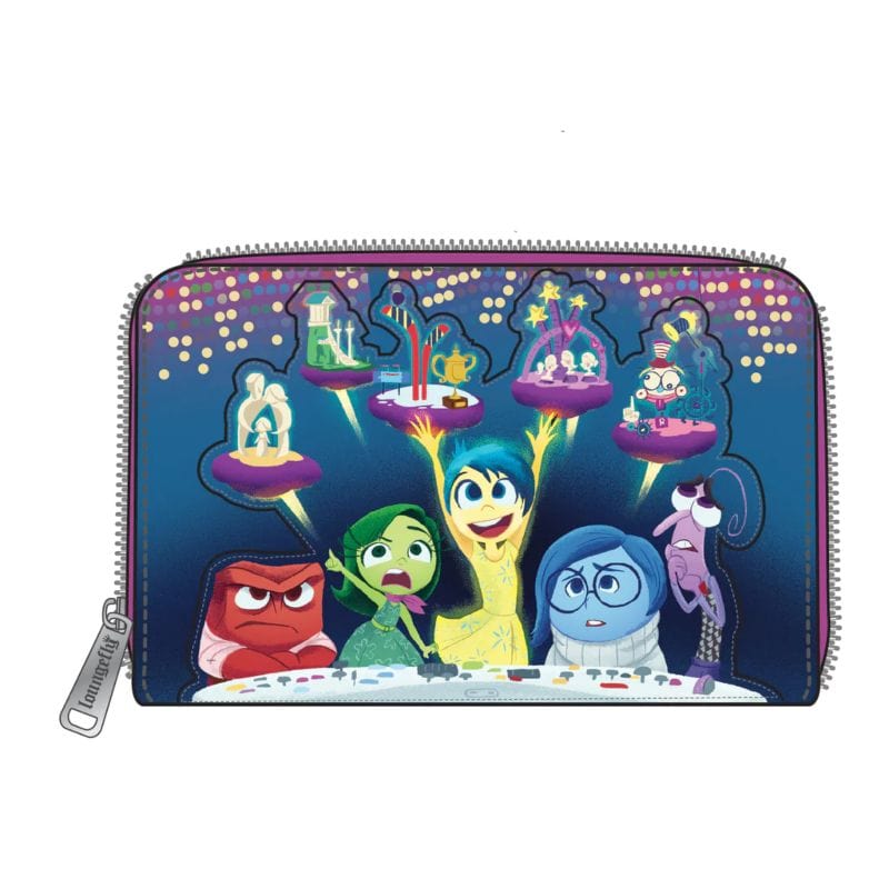 Loungefly Disney Pixar Inside Out Control Panel Zip Around Wallet
