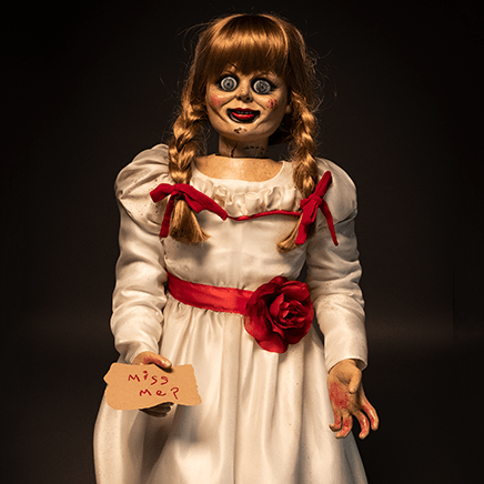 Annabelle The Conjuring Doll 40 Inch Prop In Collectors Window Box