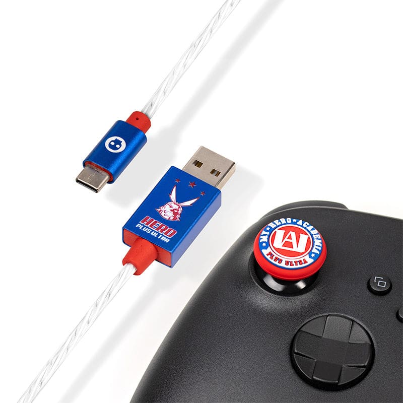 Photos - Console Accessory My Hero Academia Official My Hero Academia USB-C LED Charge Cable & Thumb
