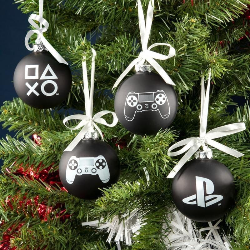 Just Geek Official PlayStation Christmas Ornaments