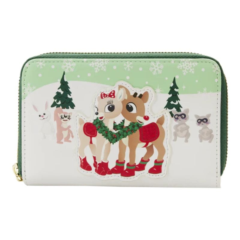 Loungefly Rudolph Merry Couple Zip Around Wallet