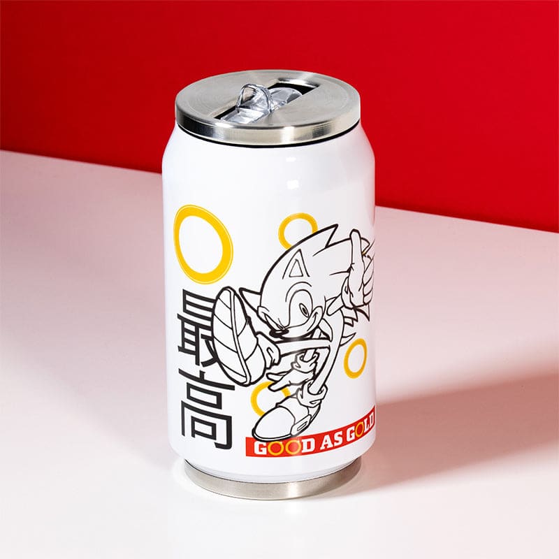 Official Modern Sonic the Hedgehog Japanese Style Drinkware Can