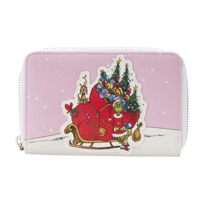 Loungefly Dr. Seuss Grinch Sleigh Zip Around Wallet