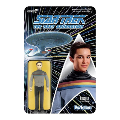 Official Star Trek The Next Generation Wesley Crusher Super7 ReAction Figure
